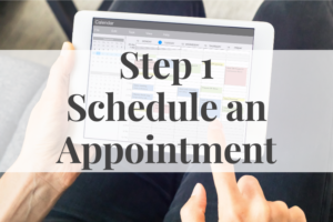 Prescott Chiropractor Step 1 Schedule appointment